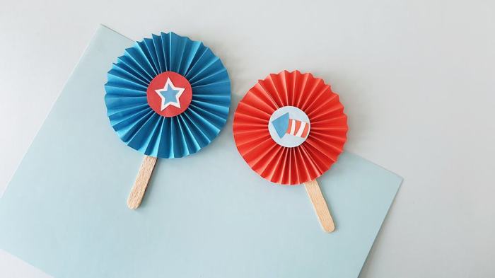 Patriotic Festive Nylon Fan