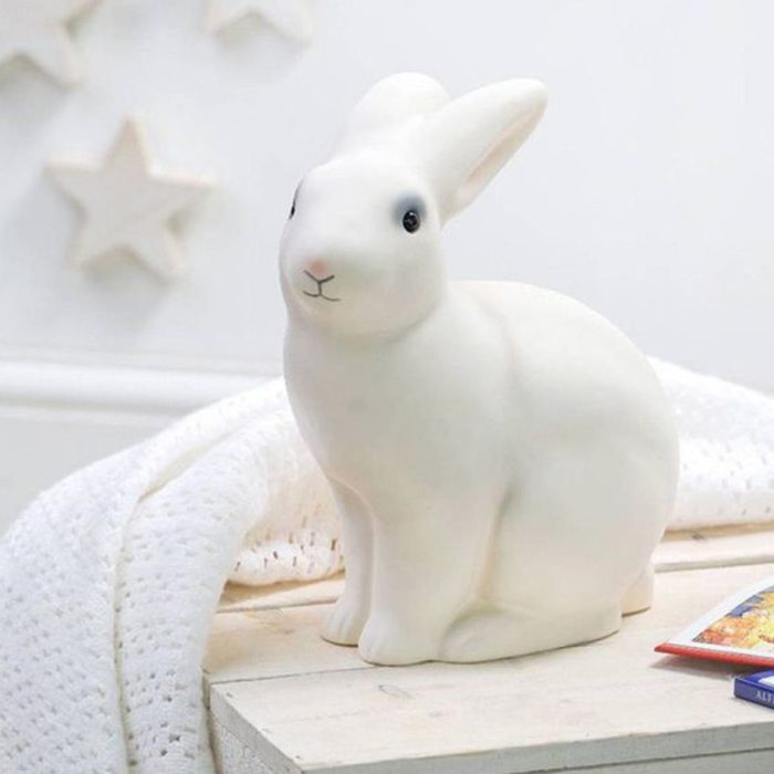 Festive Collective White Rabbit Lamp