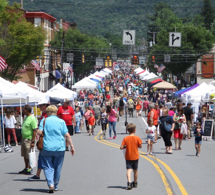 Tunkhannock pa pennsylvania town street postcards choose board