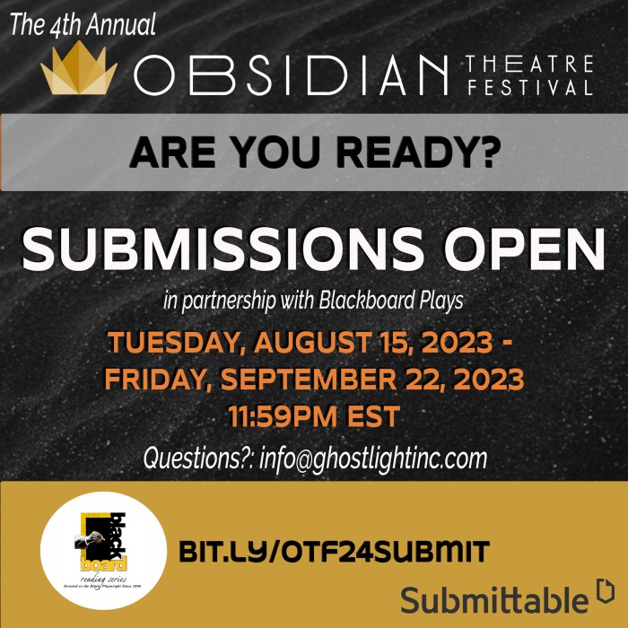 The Obsidian Theatre Festival