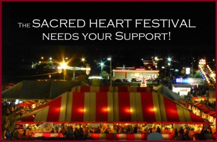 Sacred heart festival church catholic parish events environment safe