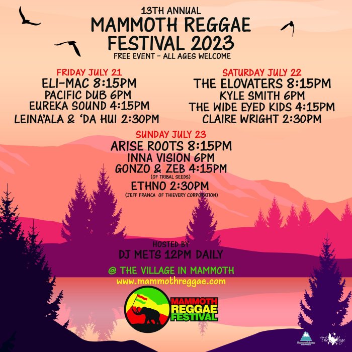 Mammoth Reggae Festival A Deep Dive