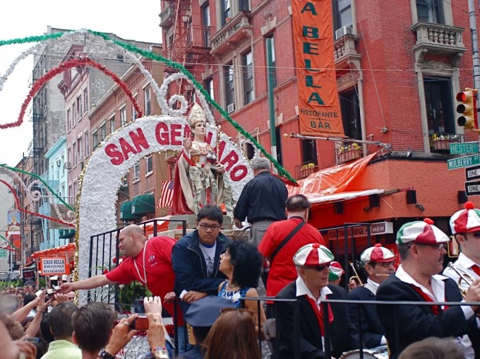 Gennaro san italy little mulberry street festival feast krzysztof getty